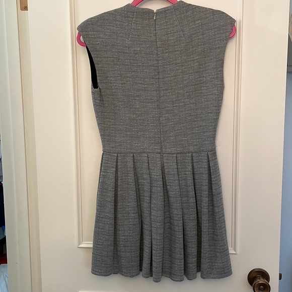 Talula Aritzia Grey Pleated Dress - Picture 4 of 4